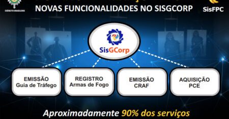 DFPC anuncia entrega de novas etapas funcionais do SisGCorp