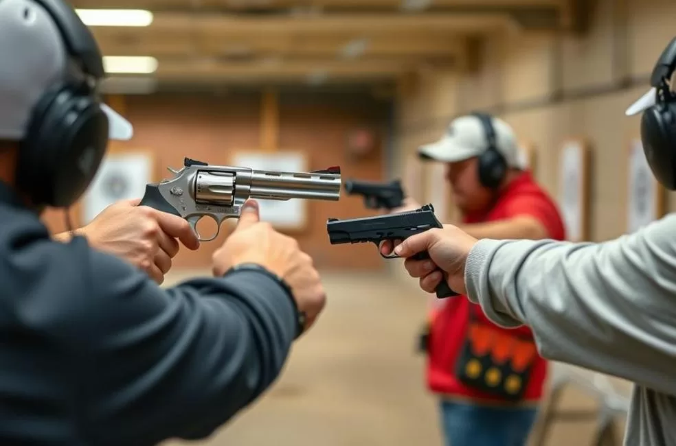 Revólver vs Pistola: Descubra as Melhores Armas para Tiro Esportivo