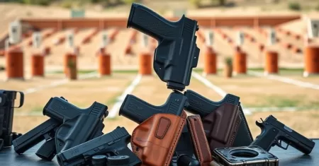 Coldres em Comparação: Kydex, Couro e Neoprene para Atiradores